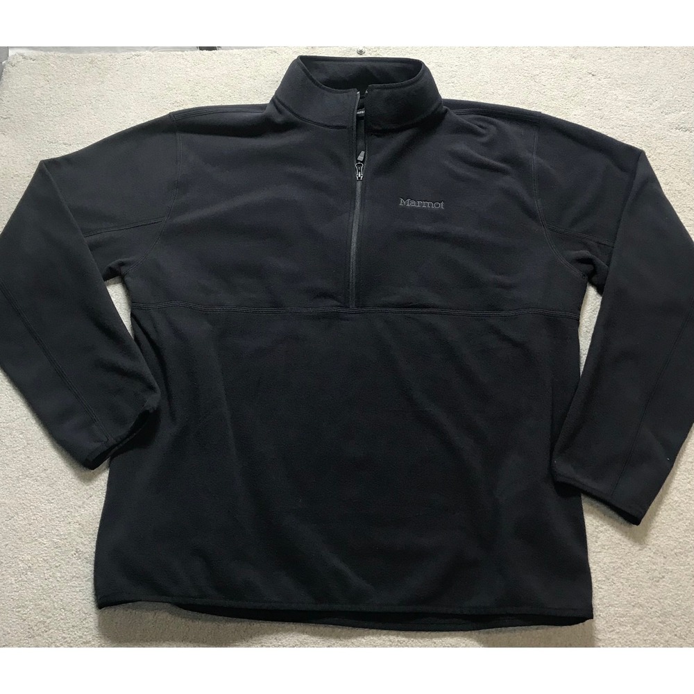 Marmot Fleece Pullover Quarter Zip Outdoor Activewear Top XXL